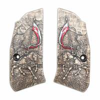 CZ Shadow 2 compact maple grips - Polish Husria / hand-painted