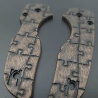 Puzzle (3169) - Spyderco Lil' Native Compression Knife Scales by Svechnikov Knives