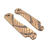 CIVIVI Elementum Button Lock 2 maple handle scales - Snake Skin Rattlesnake (3166) / hand-painted