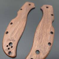 Traditional Walnut - Spyderco Stretch 2 XL Cru-Wear Knife Scales by Svechnikov Knives