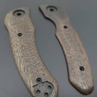 Katz NJ-35/PH-35 walnut handle scales - Traditional Dark / hand-painted