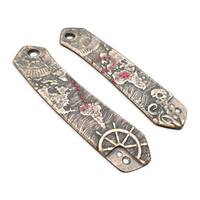 CIVIVI Vision FG maple handle scales - Treasure Map / hand-paintedCIVIVI Vision FG maple handle scales - Treasure Map / hand-painted