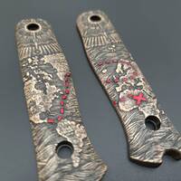 Treasure Map - Fällkniven S1X, S1XB Knife Scales by Svechnikov Knives
