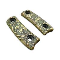 ESEE Candiru short maple handle scales - Wild Thickets Green / hand-painted
