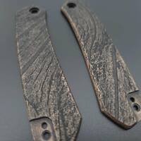 Wood Bark (3169) - CIVIVI Vision FG Knife Scales by Svechnikov Knives