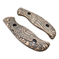 Spyderco Mule Team/2 maple handle scales - Angel Wings / hand-painted