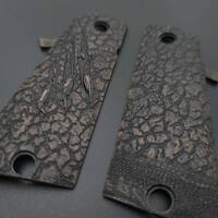Rock Island M1911 A2 HC Maple Grips - Dragon Slayer (3169) / Hand-painted
