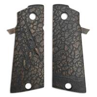 Rock Island M1911 A2 HC maple grips - Dragon Slayer (3169) / hand-painted