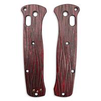 Benchmade Bailout 537 Maple Scales - Fibers Dark Blood / Hand-painted