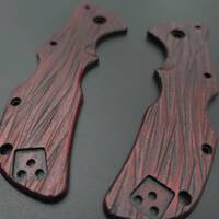 Fibers Dark Blood - Cold Steel Mini Recon-1 Knife Scales by Svechnikov Knives