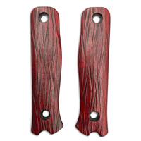 Fibers Dark Blood - Fällkniven S1X, S1XB Knife Scales by Svechnikov Knives