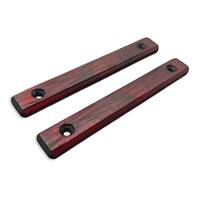 M-LOK Rail 120 mm maple panels - Fibers Dark Blood / hand-painted