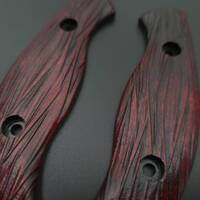 Fibers Dark Blood - Spyderco Mule Team, Mule Team 2 Knife Scales by Svechnikov Knives