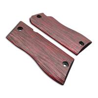 Star Model BM 9 Maple Grips - Fibers Dark Blood / Hand-painted
