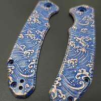 Japan Wave - CIVIVI Brazen Knife Scales by Svechnikov Knives
