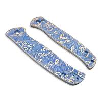 CIVIVI Incindie maple handle scales - Japan Wave / hand-painted