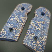 Kimber Solo Maple Grips - Japan Wave / Hand-painted
