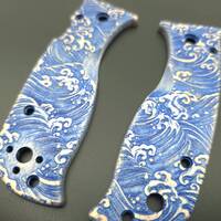 Japan Wave - Spyderco Lil' Temperance 3, Lil' Temperance 3 Lightweight Knife Scales by Svechnikov Knives