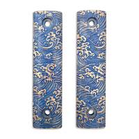 Zero Tolerance ZT 0006 maple handle scales - Japan Wave / hand-painted