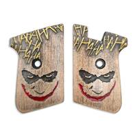 Jennings J-22 maple grips - Joker Ha-Ha-Ha / hand-painted