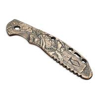 Hinderer XM-24 maple handle scales - Lord Vivec / hand-painted