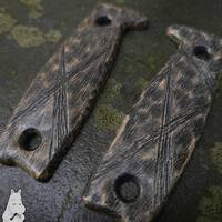 Old Chest - ESEE Model 3, Model 4 Knife Scales by Artur Soikkeli