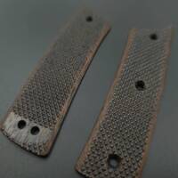 Old Classic Walnut Dark - Chaves Scapegoat Street Knife Scales by Svechnikov Knives