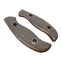 Spyderco Mule Team/2 walnut handle scales - Classic V2 Dark / hand-painted
