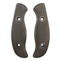 Spyderco Mule Team/2 walnut handle scales - Classic V2 Dark / hand-painted