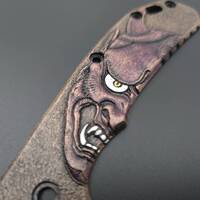 Oni Demon W - Zero Tolerance ZT 0566 Knife Scale by Umeda Karin (梅田 夏鈴)