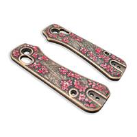 CIVIVI Baby Banter 2 maple handle scales - Sakura / hand-painted