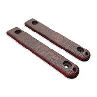 Ka-Bar Model 4 EK44/EK45 maple handle scales - Textured V2 Dark Blood / hand-painted