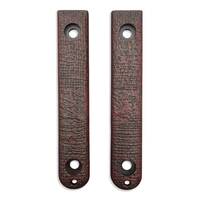 Ka-Bar Model 4 EK44/EK45 maple handle scales - Textured V2 Dark Blood / hand-painted
