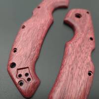 Cold Steel Voyager Large amaranth handle scales - Traditional / hand-painted