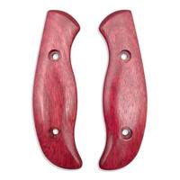 Spyderco Mule Team/2 amaranth handle scales - Traditional / hand-painted