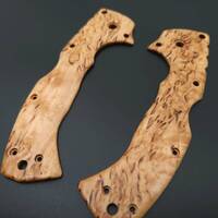 Traditional Karelian Birch - Cold Steel 4-Max Elite Knife Scales by Svechnikov Knives