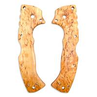 Cold Steel 4-Max Elite karelian birch handle scales - Traditional / hand-painted
