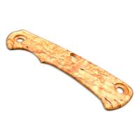 Hinderer Project X karelian birch handle scales - Traditional / hand-painted