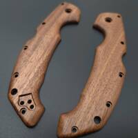 Traditional Walnut - Cold Steel Voyager Large Knife Scales by Svechnikov Knives