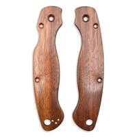 Spyderco Military 2 walnut handle scales - Traditional / hand-painted