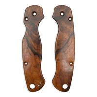 Spyderco Para Military 2 walnut handle scales - Traditional (150 Years) / hand-painted