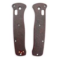 Benchmade Bailout 537 Maple Scales - Almost Micarta Dark Blood / Hand-painted