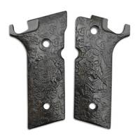 Beretta 92XI, 92GTS maple grips - Armenian Reaper Black / hand-painted