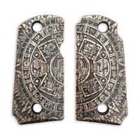 Kimber Micro 9 maple grips - Aztec / hand-painted