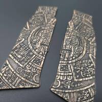 Laugo Arms Alien Creator, Remus Maple Grips - Aztec / Hand-painted
