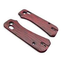 CIVIVI Baby Banter 2 maple handle scales - Fibers Dark Blood / hand-painted