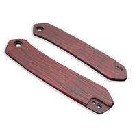 CIVIVI Vision FG maple handle scales - Fibers Dark Blood / hand-painted