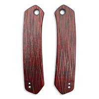 CIVIVI Vision FG maple handle scales - Fibers Dark Blood / hand-painted