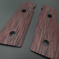 Daniel H9 Maple Grips - Fibers Dark Blood / Hand-painted