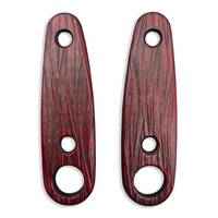 ESEE Izula 2 maple handle scales - Fibers Dark Blood / hand-painted